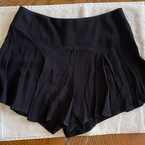 Solemio Black Pleated Skort